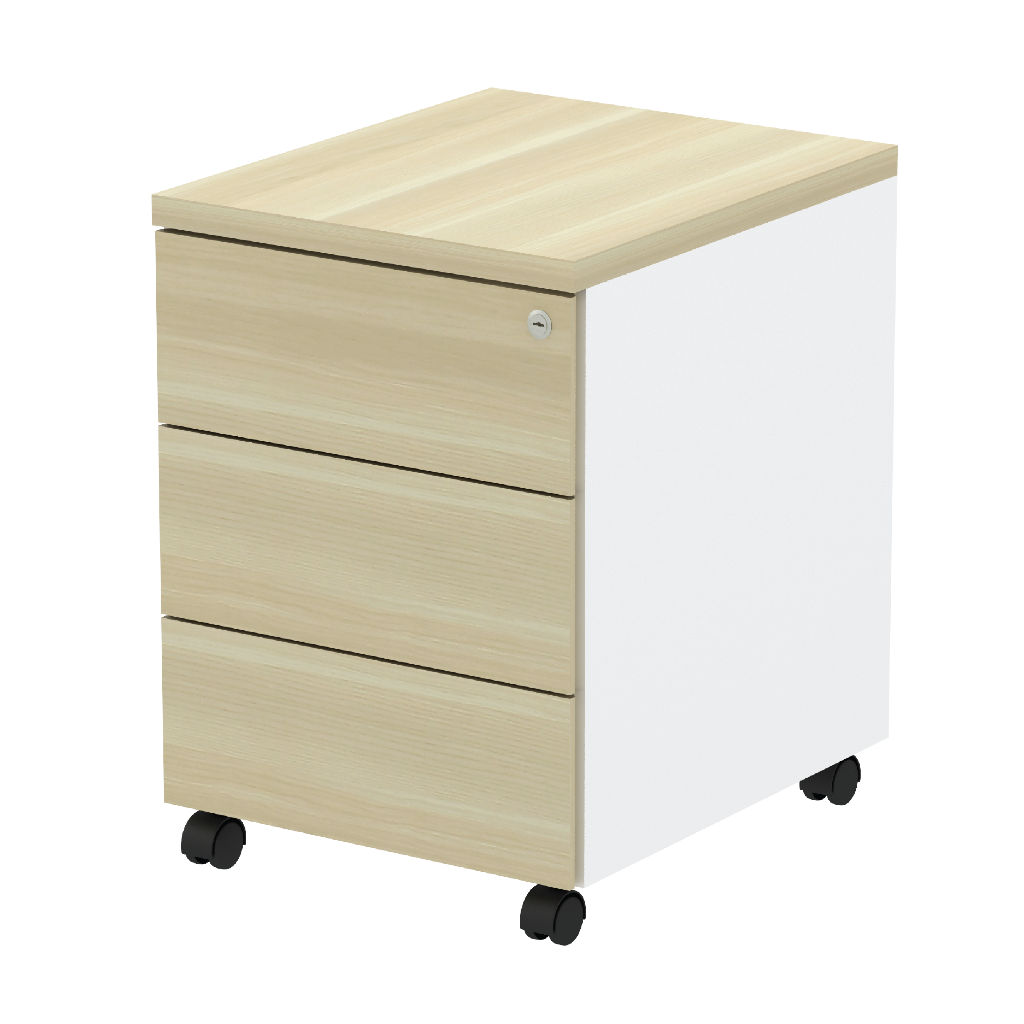 Mobile Pedestal with3 Drawer 3D (SL)