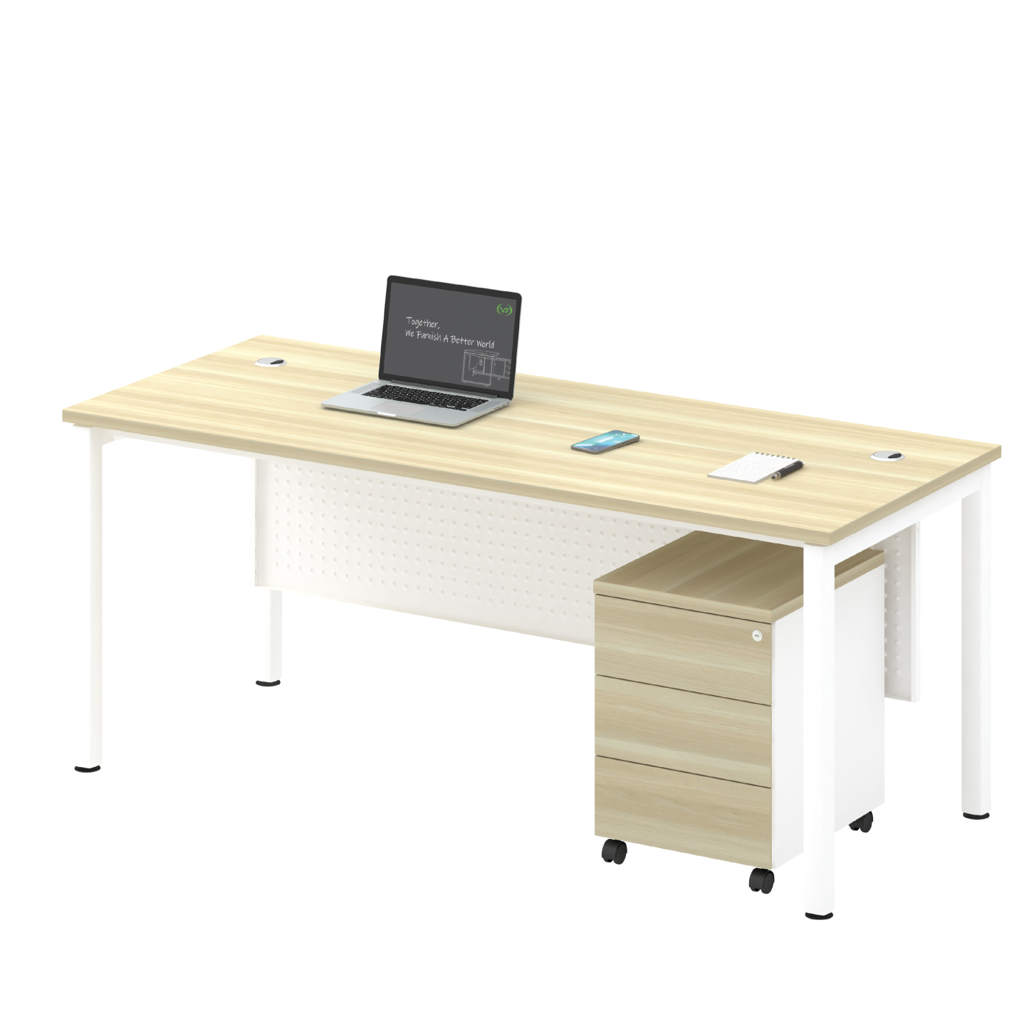 Standard Table Set (table + 3d mobile pedestal)