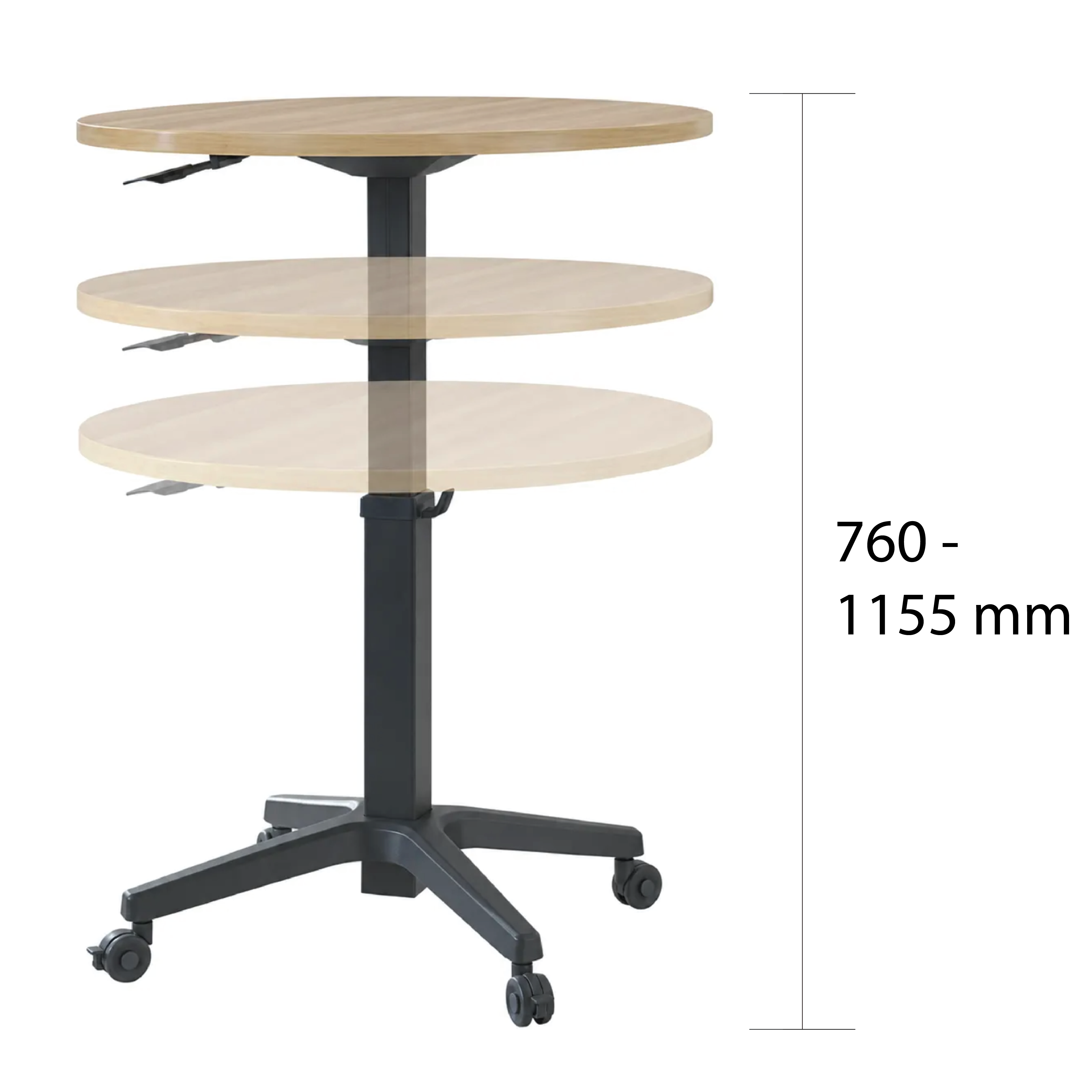 Standing Desk - Height Adjustable Round Table