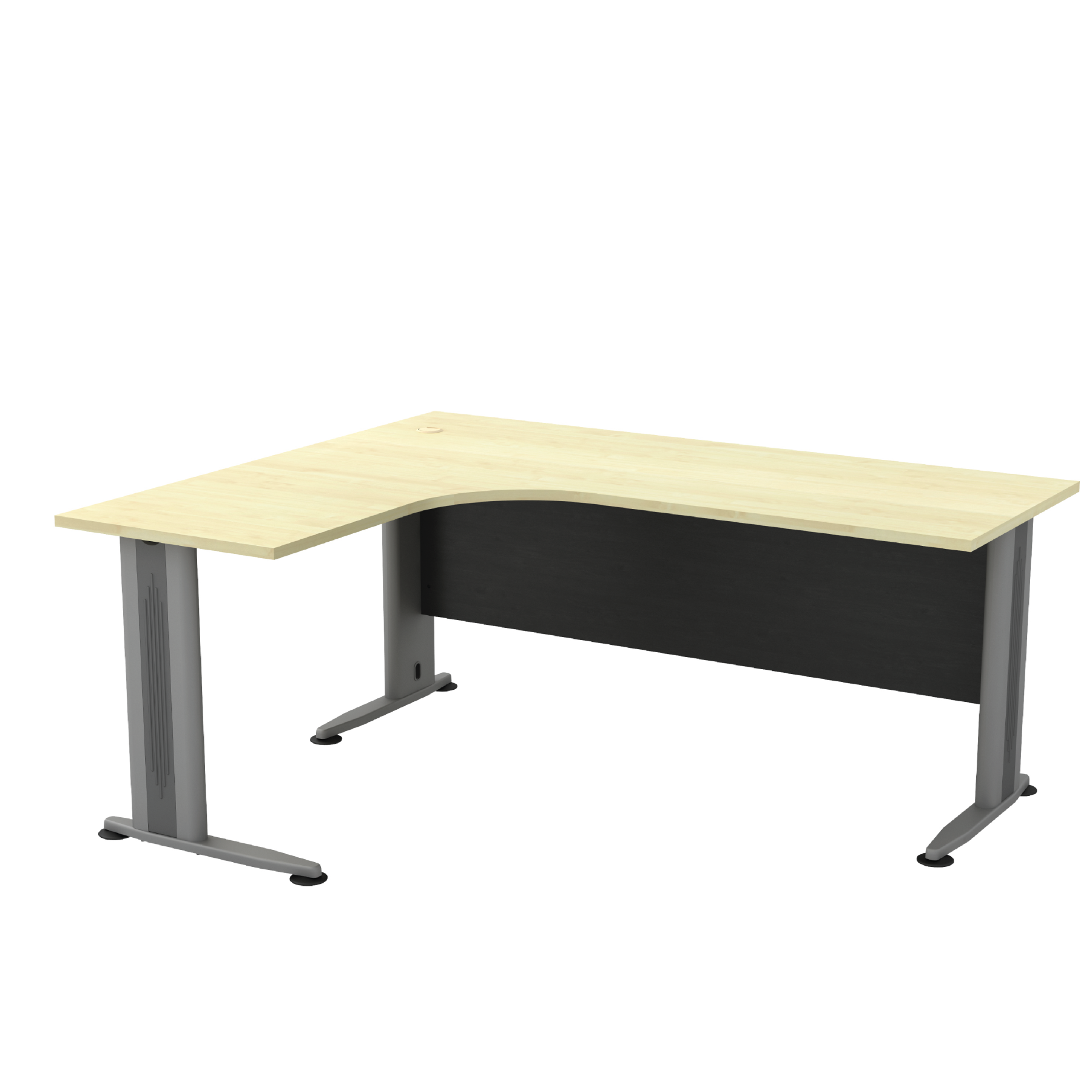 L-Shape Compact Table - Maple (T)