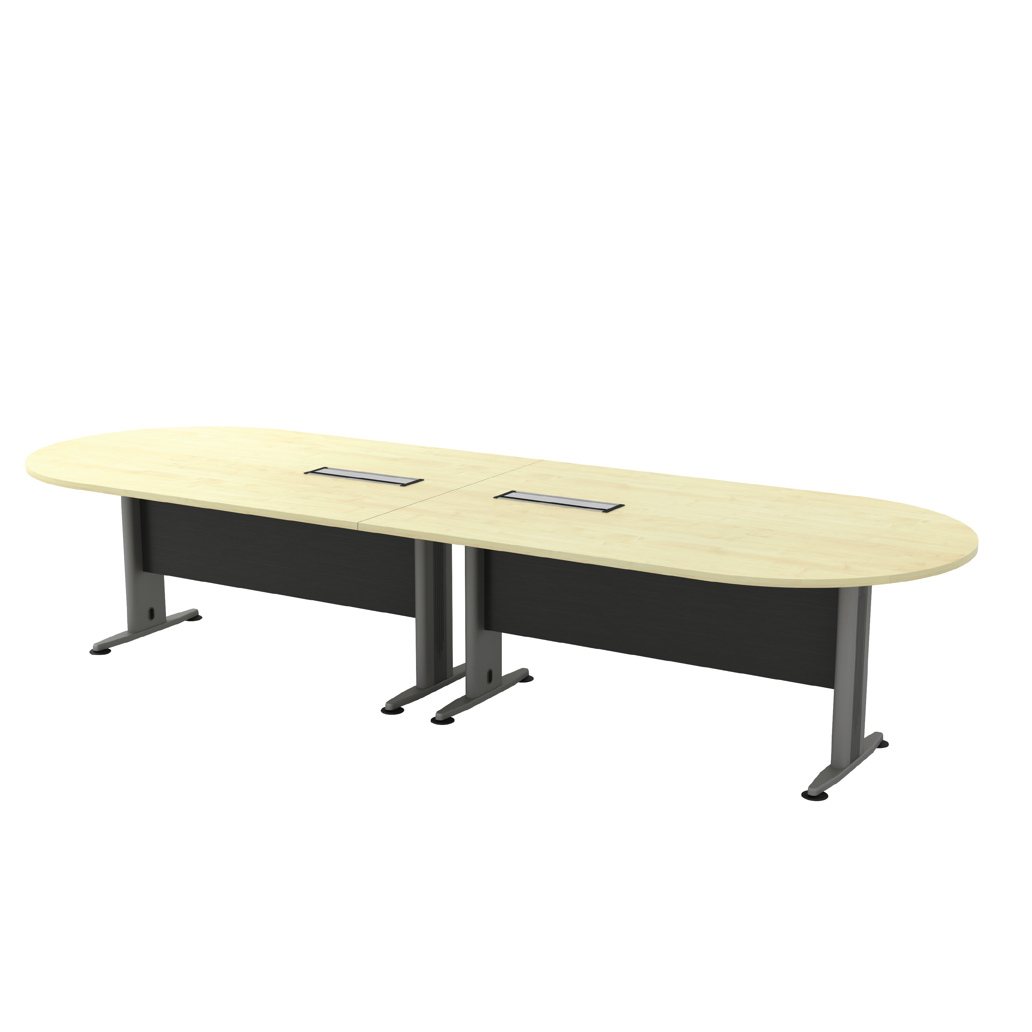 Oval Shape Meeting Table (T) - 3600W X 1200D X 750H mm