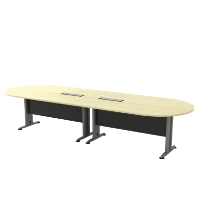 Oval Shape Meeting Table (T) - 3600W X 1200D X 750H mm