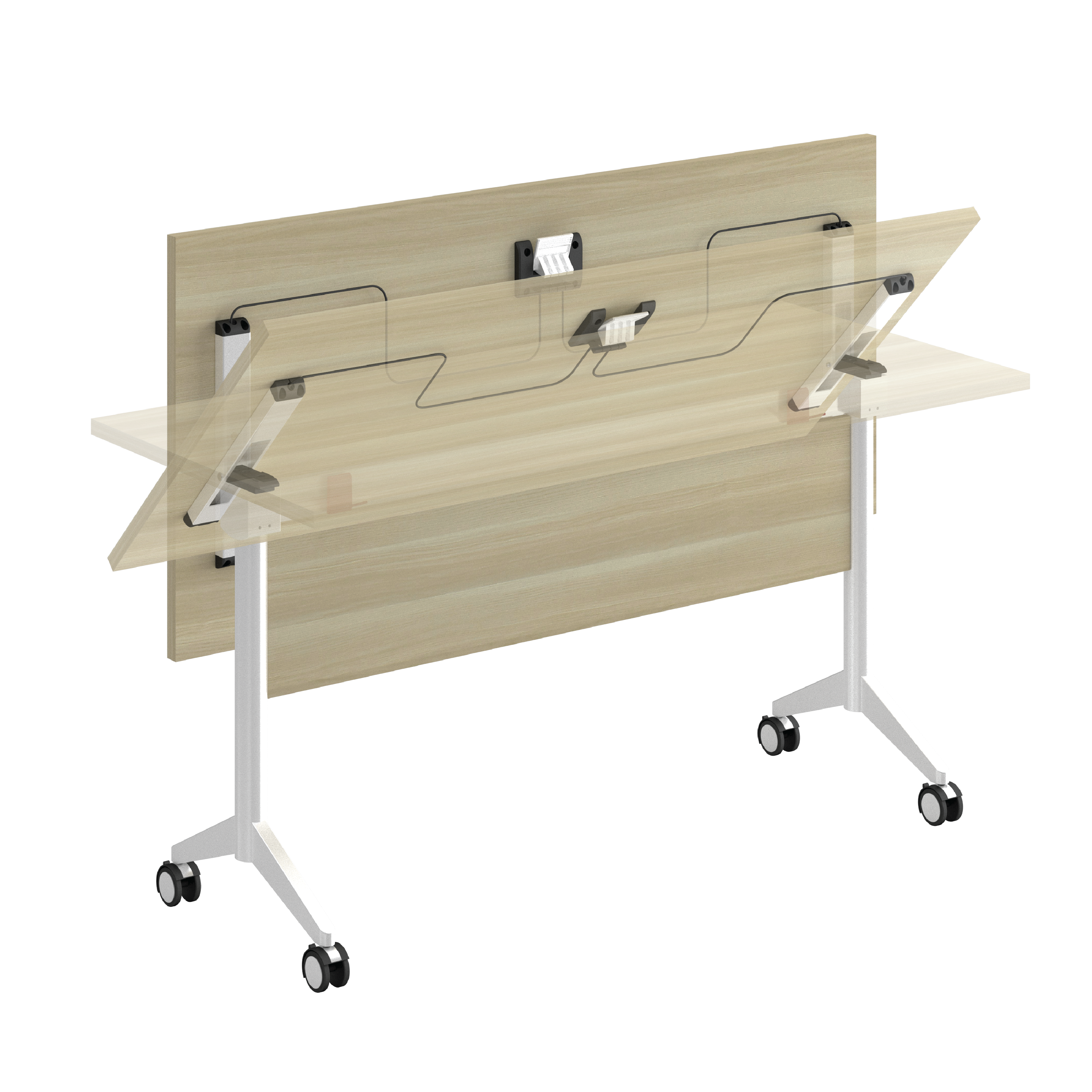 TIX Mobile Foldable Training Office Table