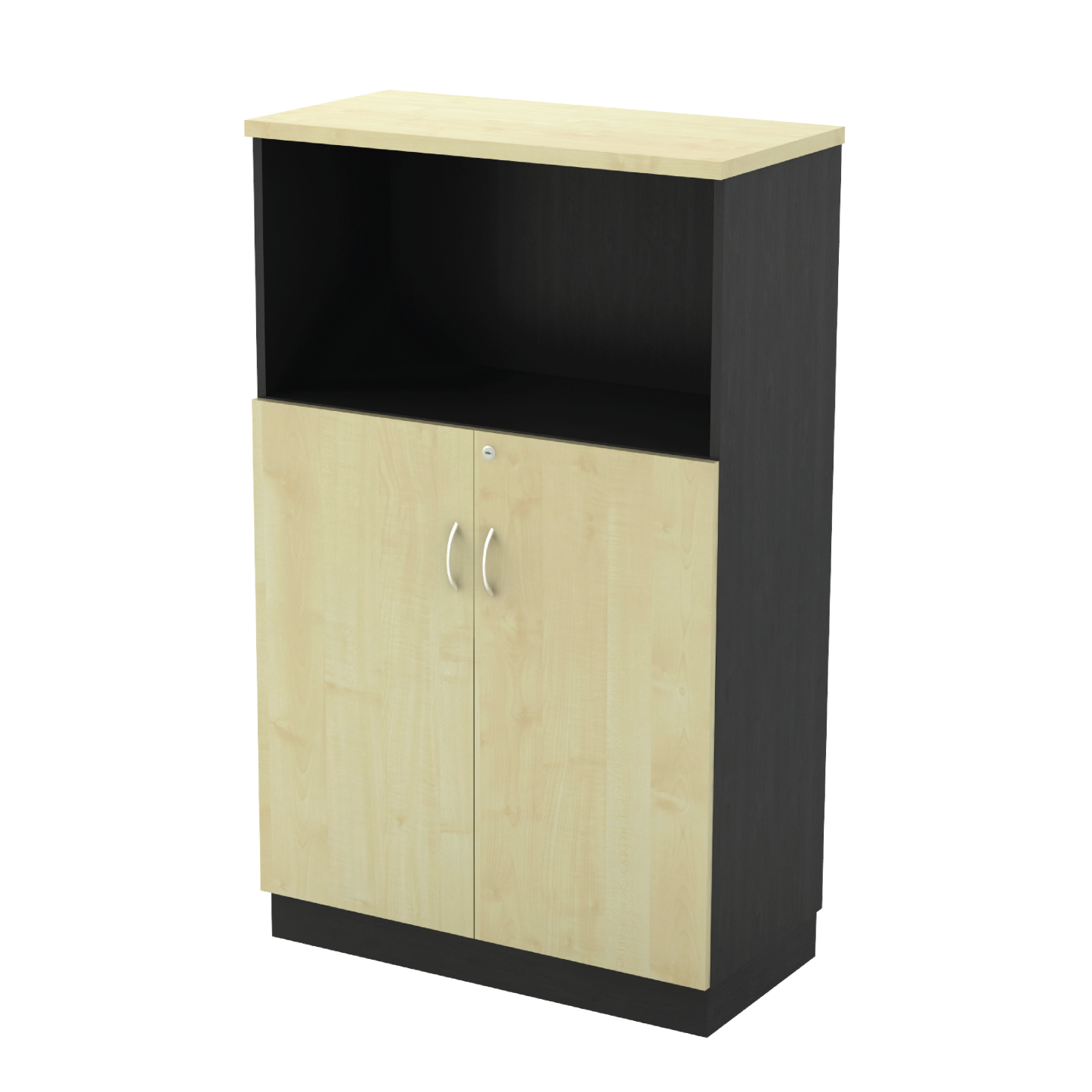 Semi-Swinging Door Medium Height Cabinet - Maple (T) - 1310H mm