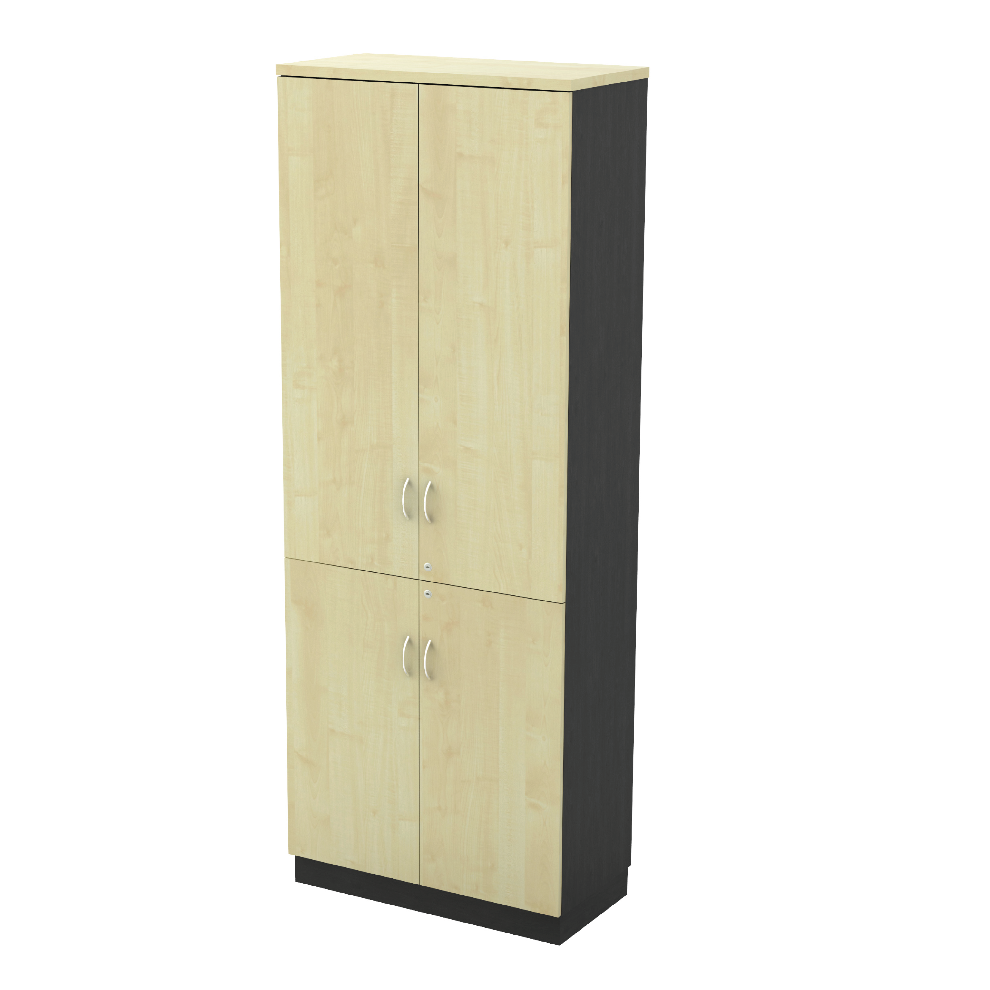 Dual-Swinging Door Full Height Cabinet - Maple (T) - 2110H mm