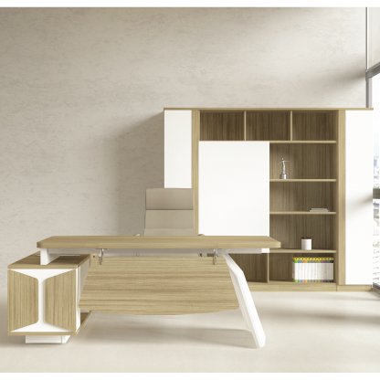 TENSOR Open Shelf + Sliding Door + Swinging Door High Cabinet - ZEN (V) - 2110H mm