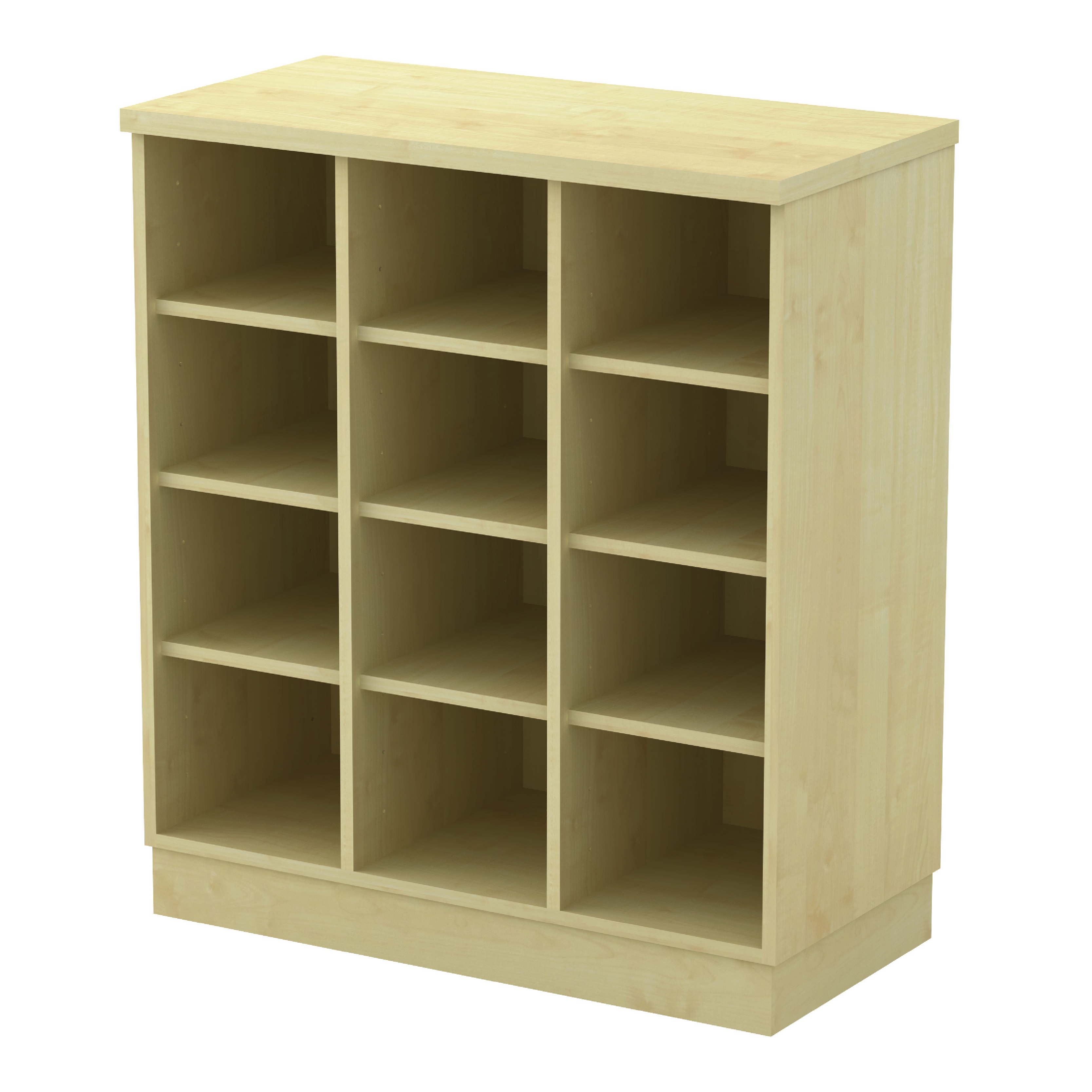 Pigeon Hole Open Low Cabinet - SQ