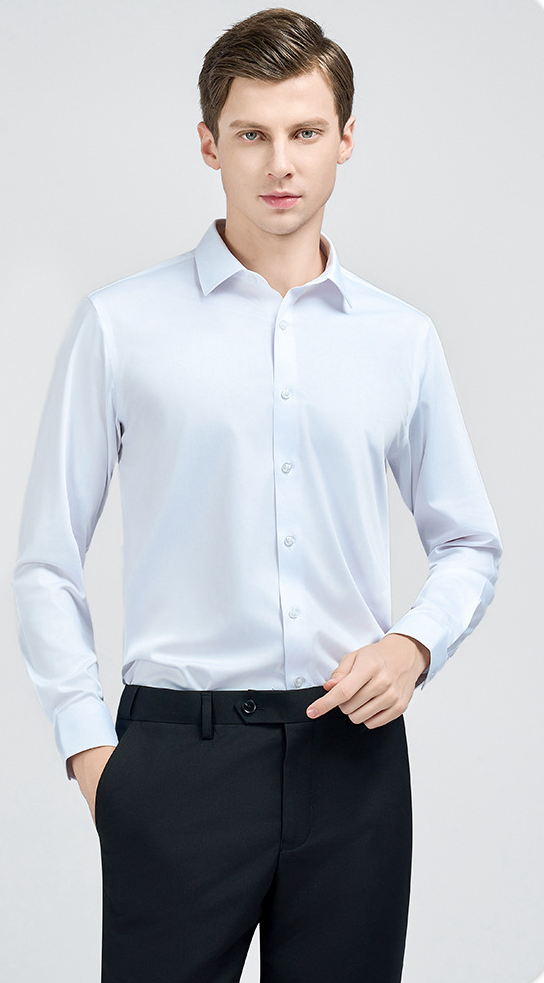 竹纖維男士商務休閑襯衫 