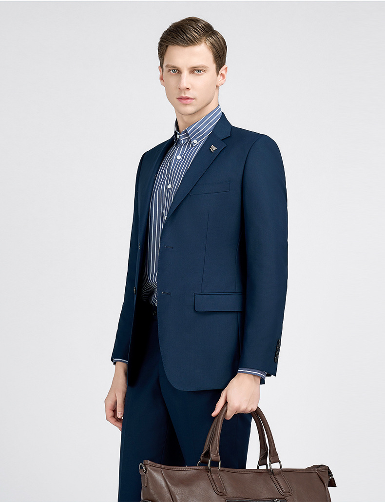 經典平駁領舾裝外套