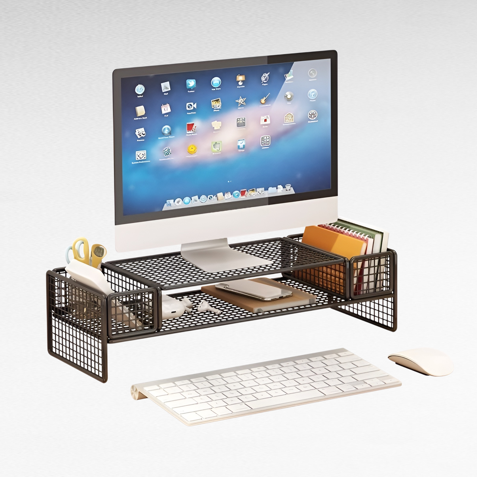 Home desk storage rack