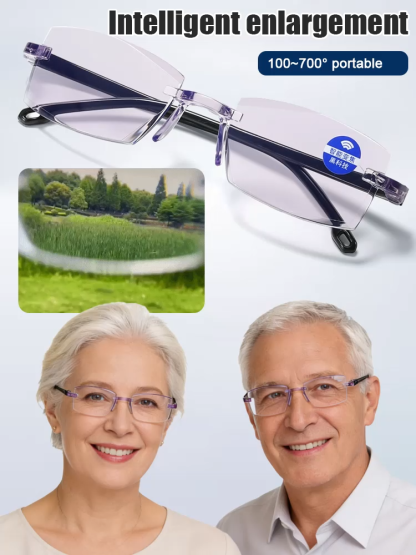 [Vision Returns to 20 Years Old] Smart Zoom Comfort Reading Glasses