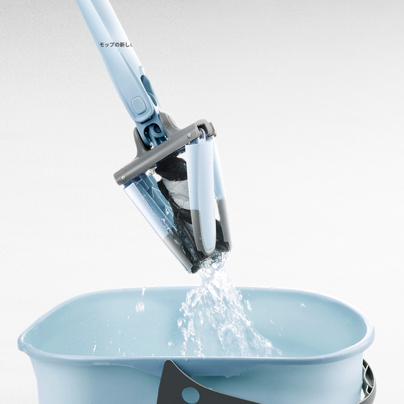 Household X-shaped hands-free flat mop