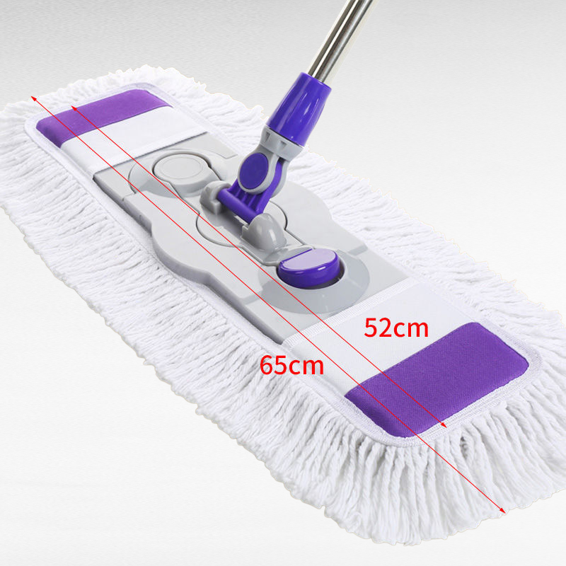 Rotatable large lazy household flat mop