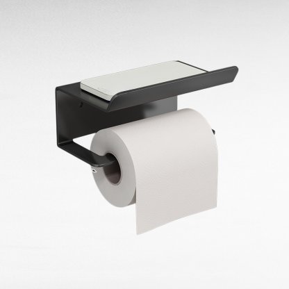 Punch-free household toilet paper towel holder