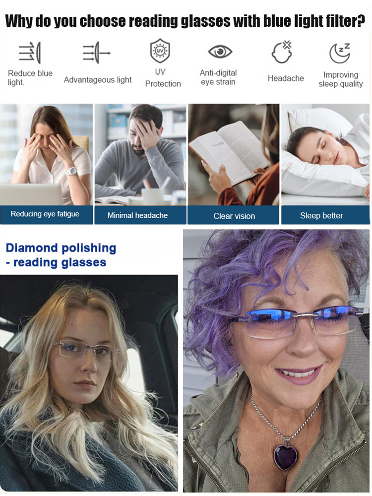 [Vision Returns to 20 Years Old] Smart Zoom Comfort Reading Glasses