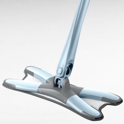 Household X-shaped hands-free flat mop