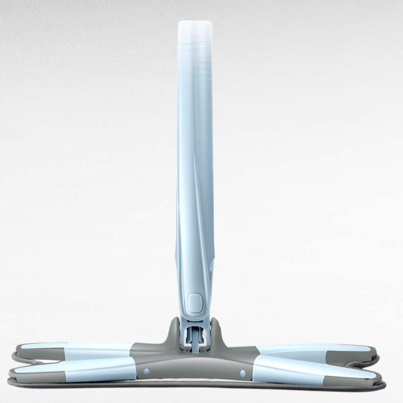 Household X-shaped hands-free flat mop
