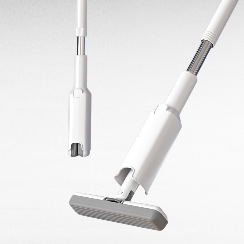 Household one-mop-clean hands-free water-absorbing mop