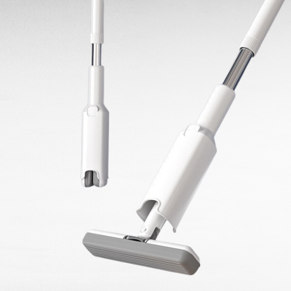 Household one-mop-clean hands-free water-absorbing mop