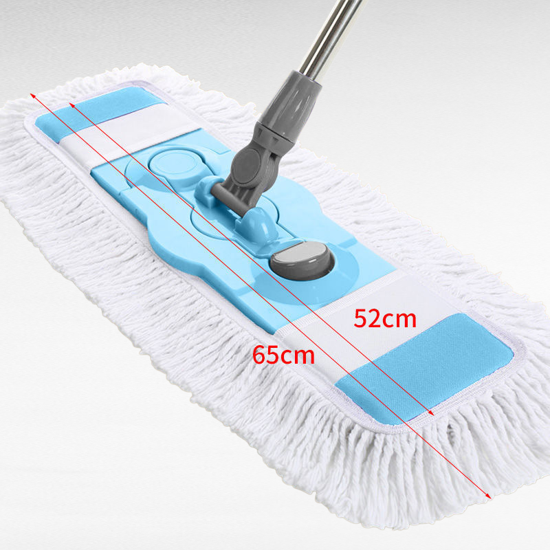 Rotatable large lazy household flat mop