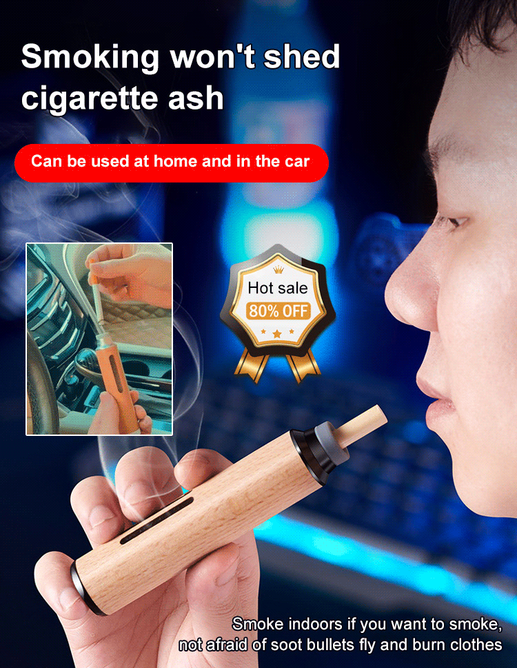 Portable ashtray with flick-free ashtray
