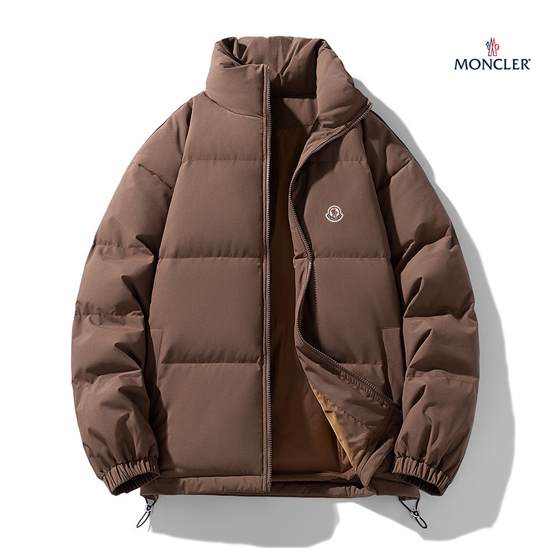 MONCLER 冬新作 スタンドカラー 男女兼用 厚手ダウンジャケット カジュアル 暖かい カップル ジャケット