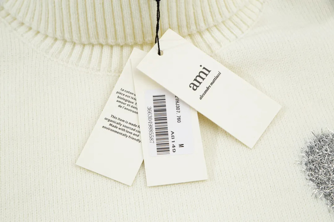 AMI PARIS（アミ パリス） プルオーバー セーター 男女兼用ロゴニット