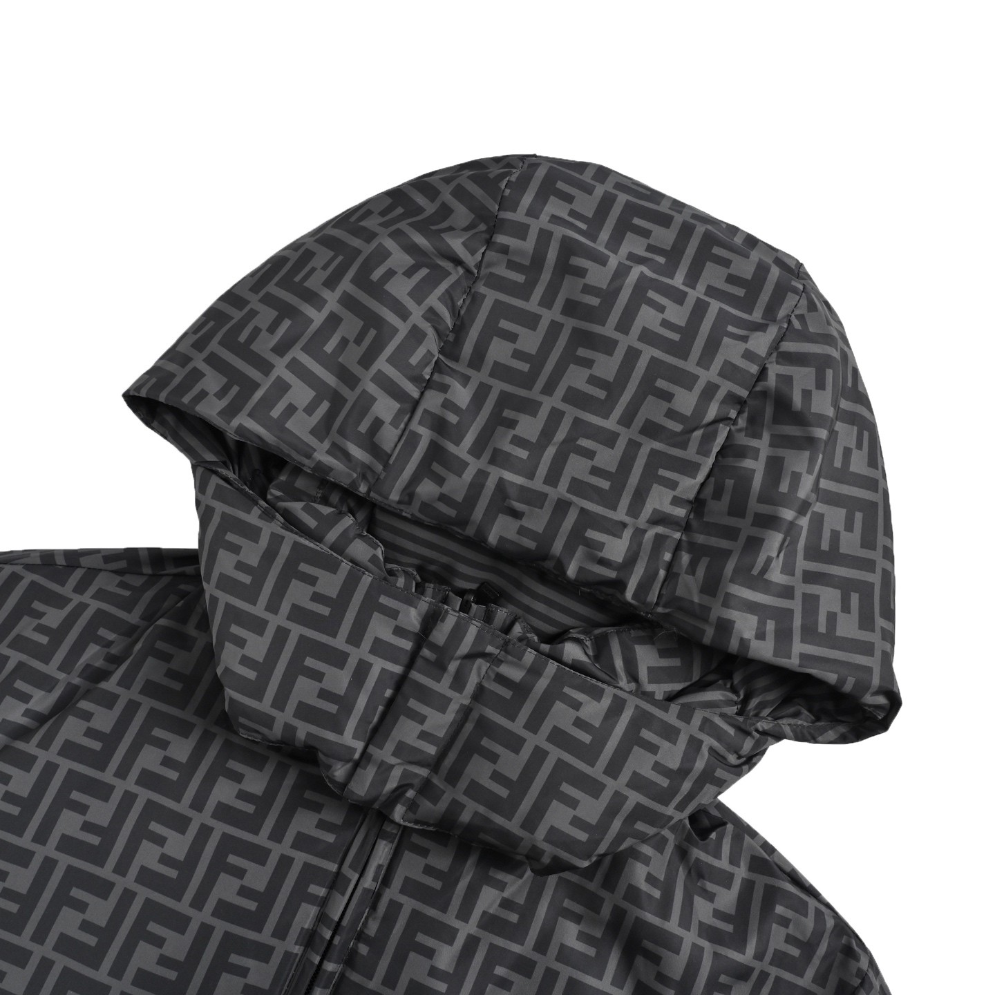 Fendi フェンディ FFレトロ柄両面着用フーデッドダウンジャケット