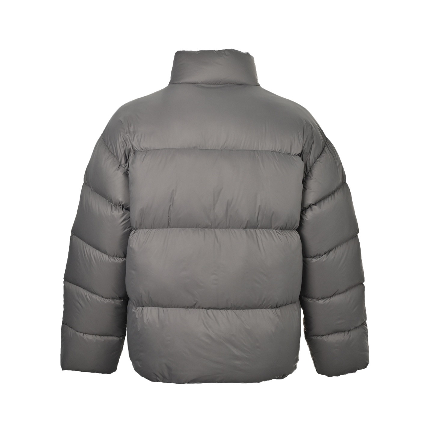 Balenciaga バレンシアガ リングロゴ ハイネック ダウンジャケット ダークグレー ブラック