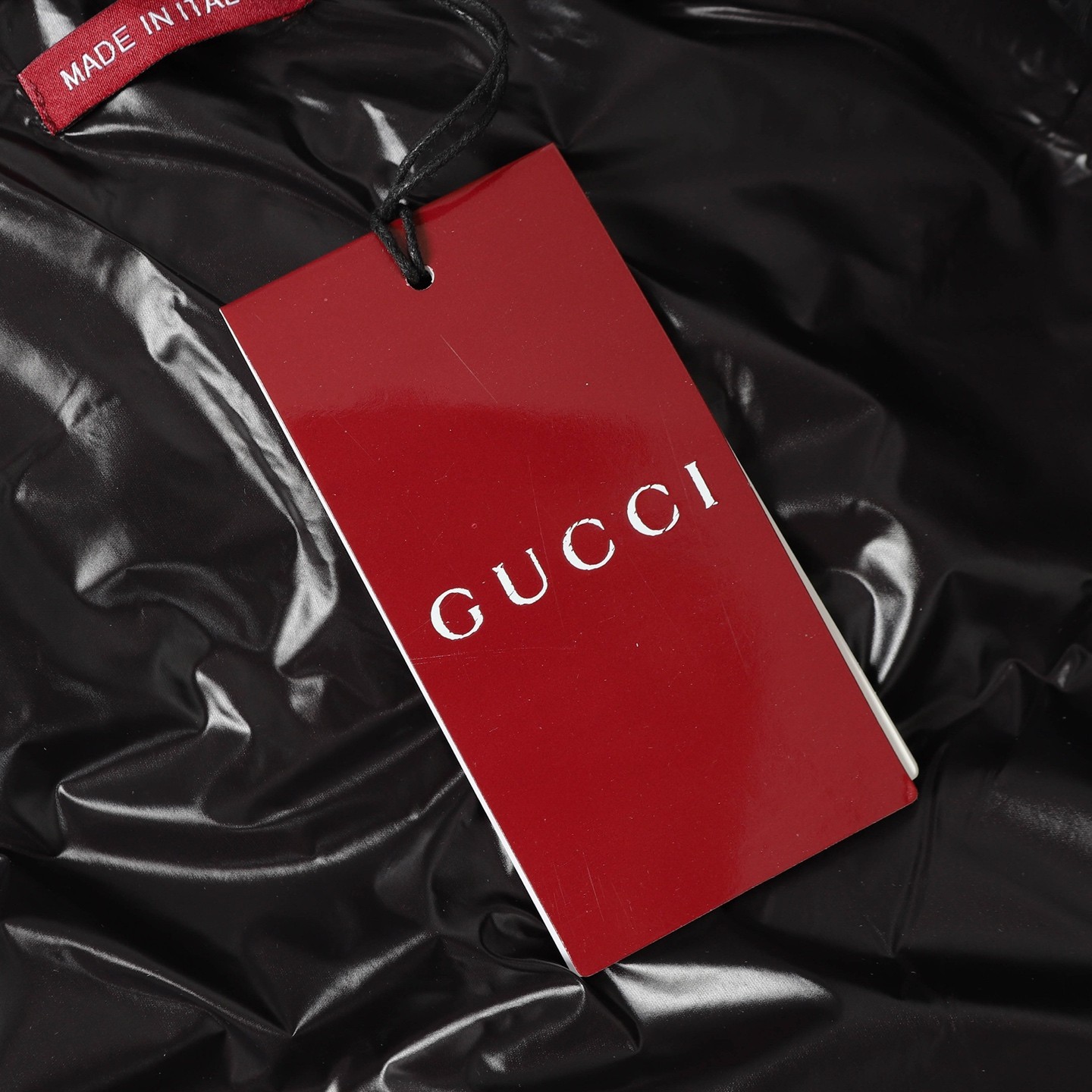 GUCCI グッチ 小G満印 連帽ダウンジャケット ブラック