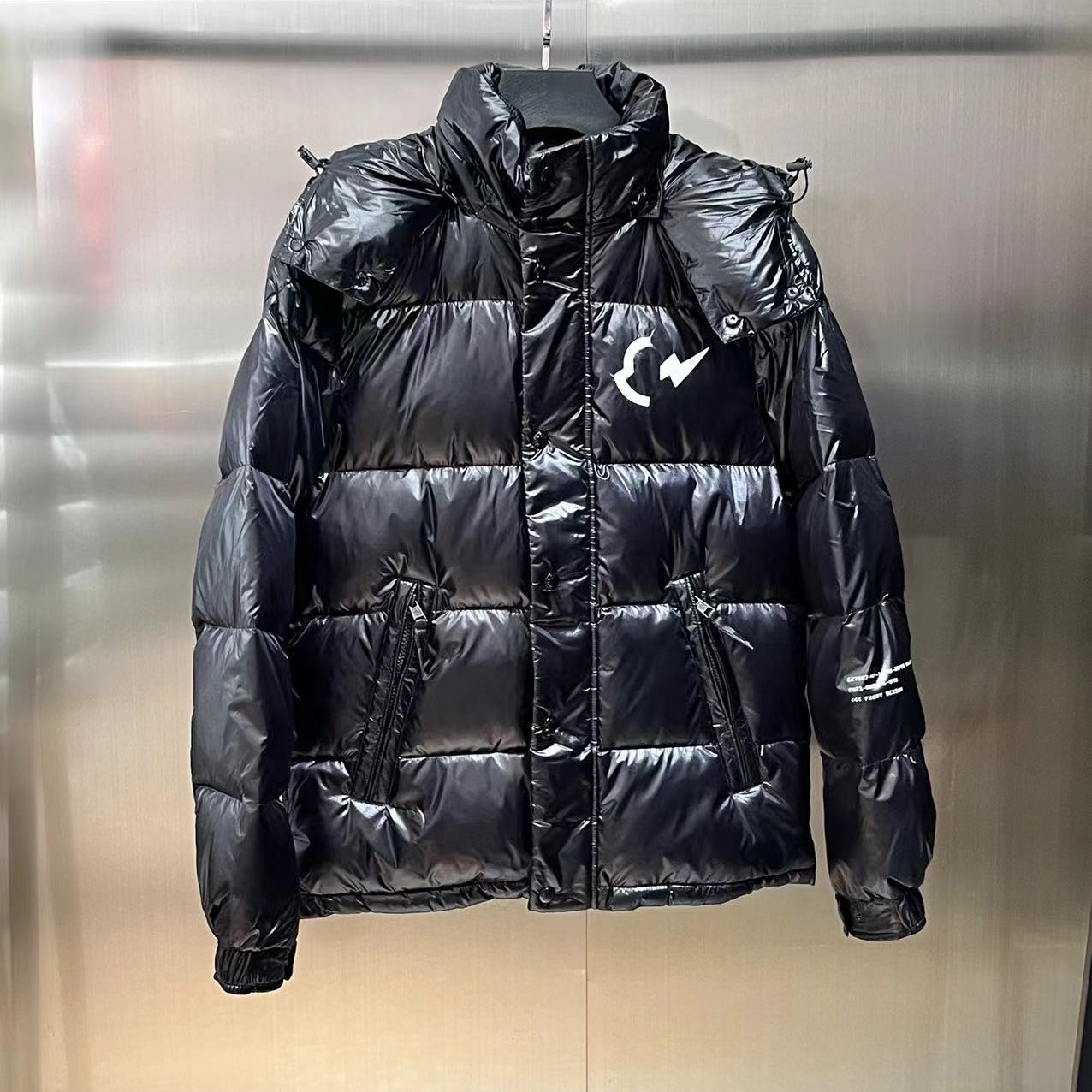Moncler モンクレール X Fragment フーデッドダウンジャケット KEIDH ブラック