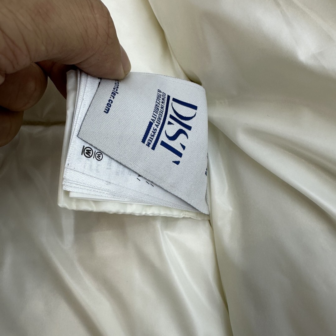 MONCLER モンクレール Litteシリーズ 白 中長款 ダウンジャケット レディース