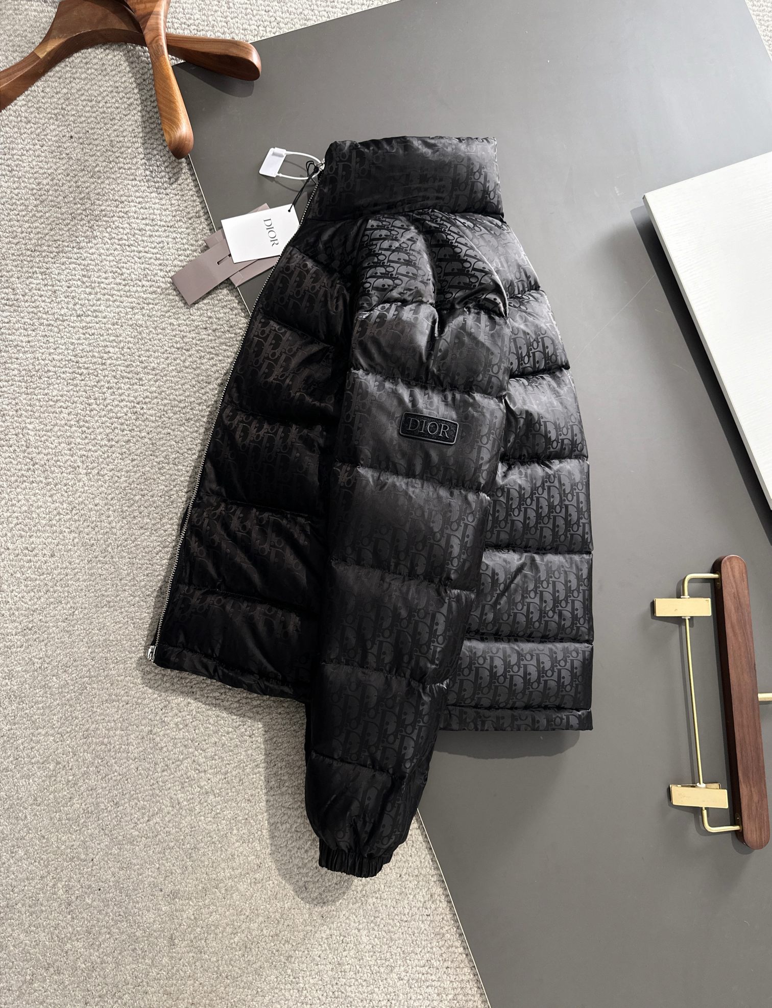 DIOR パファージャケット ディオール オブリーク テクニカル ジャカード