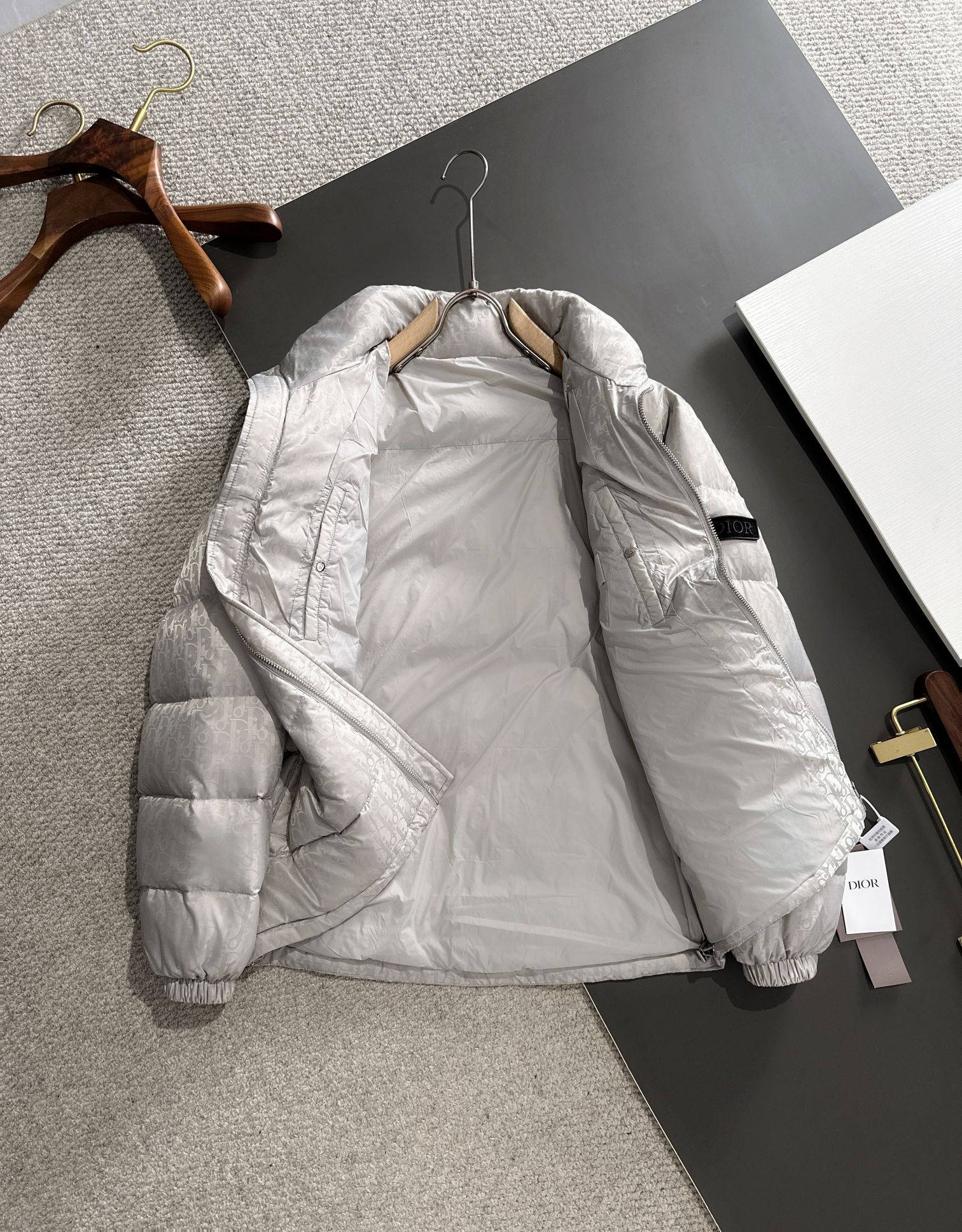 DIOR パファージャケット ディオール オブリーク テクニカル ジャカード