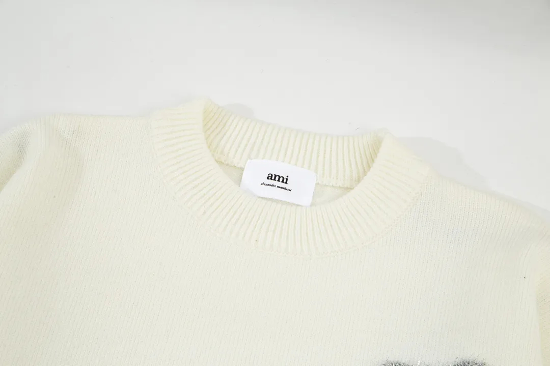 AMI PARIS（アミ パリス） プルオーバー セーター 男女兼用ロゴニット