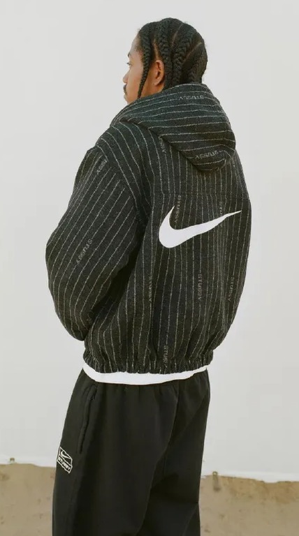 ★関税込★Stussy★STUSSY & NIKE STRIPE WOOL JACKET★