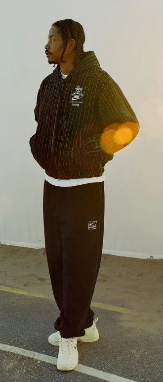 ★関税込★Stussy★STUSSY & NIKE STRIPE WOOL JACKET★