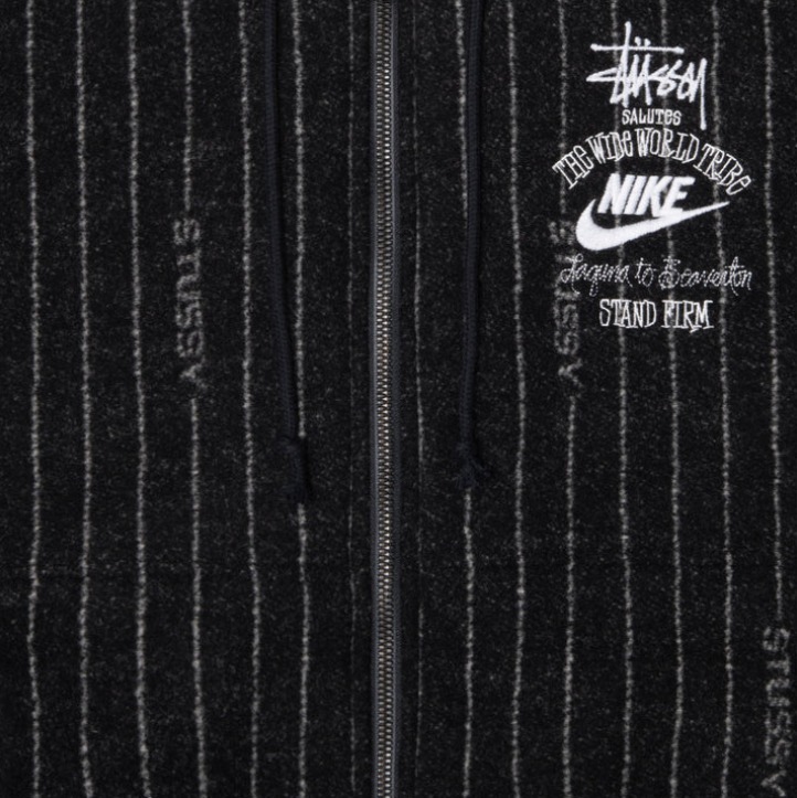 ★関税込★Stussy★STUSSY & NIKE STRIPE WOOL JACKET★