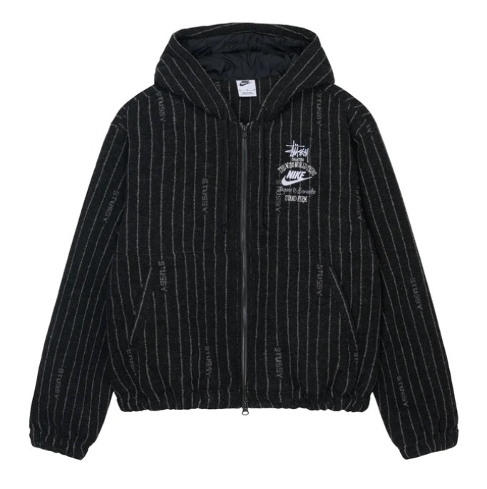 ★関税込★Stussy★STUSSY & NIKE STRIPE WOOL JACKET★