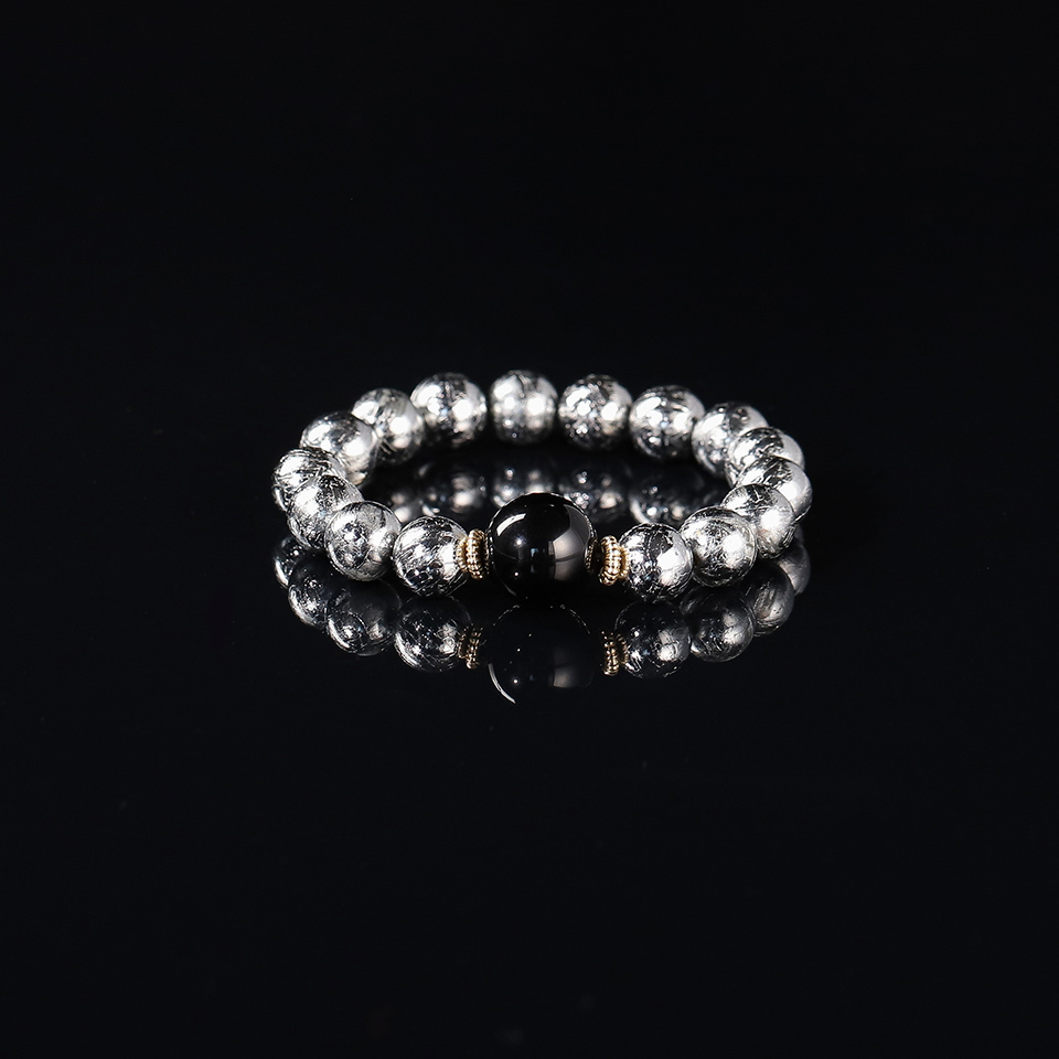 星核・双生｜新疆天铁 × 黑陨石手串