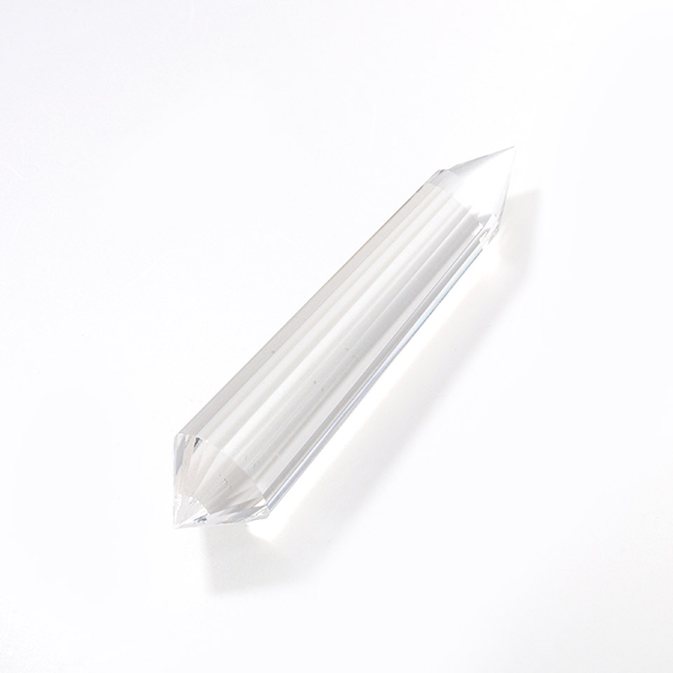 光棱圣杖・双尖24棱｜白水晶权杖