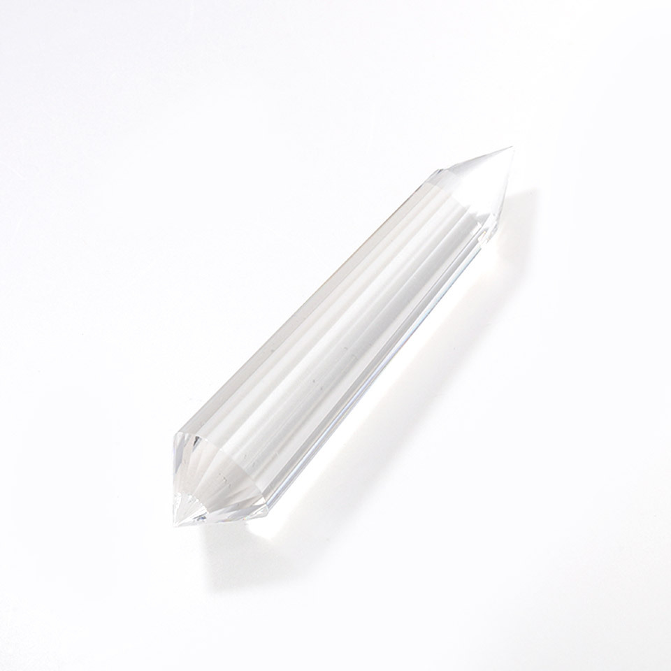 光棱圣杖・双尖24棱｜白水晶权杖