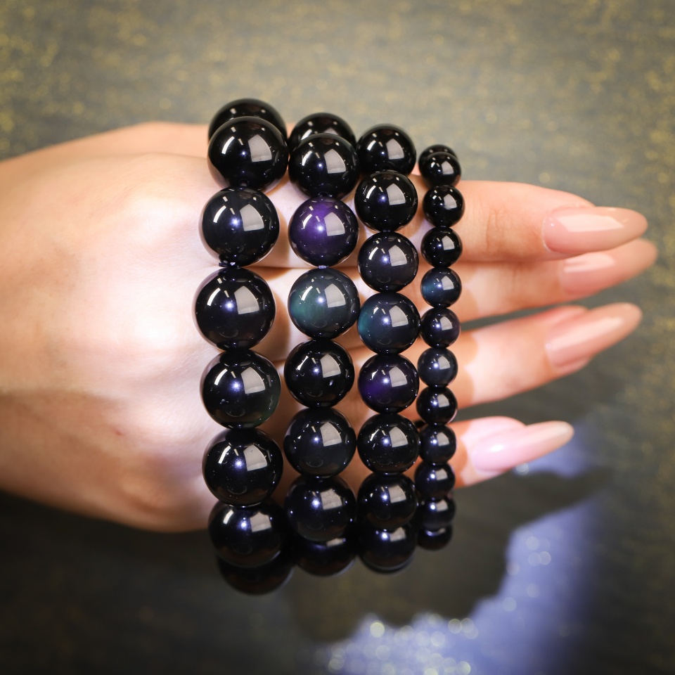 【愈】扎根显化丨红绿彩曜石 手串