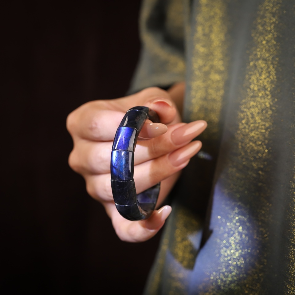 【愈】织光者丨蓝光拉长石手牌