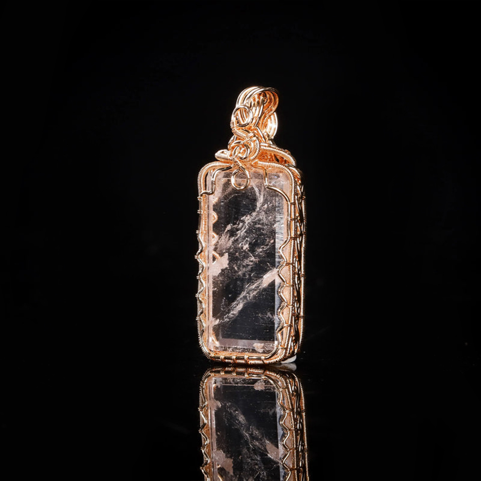 哈修比之眼｜喜马拉雅 白水晶吊坠