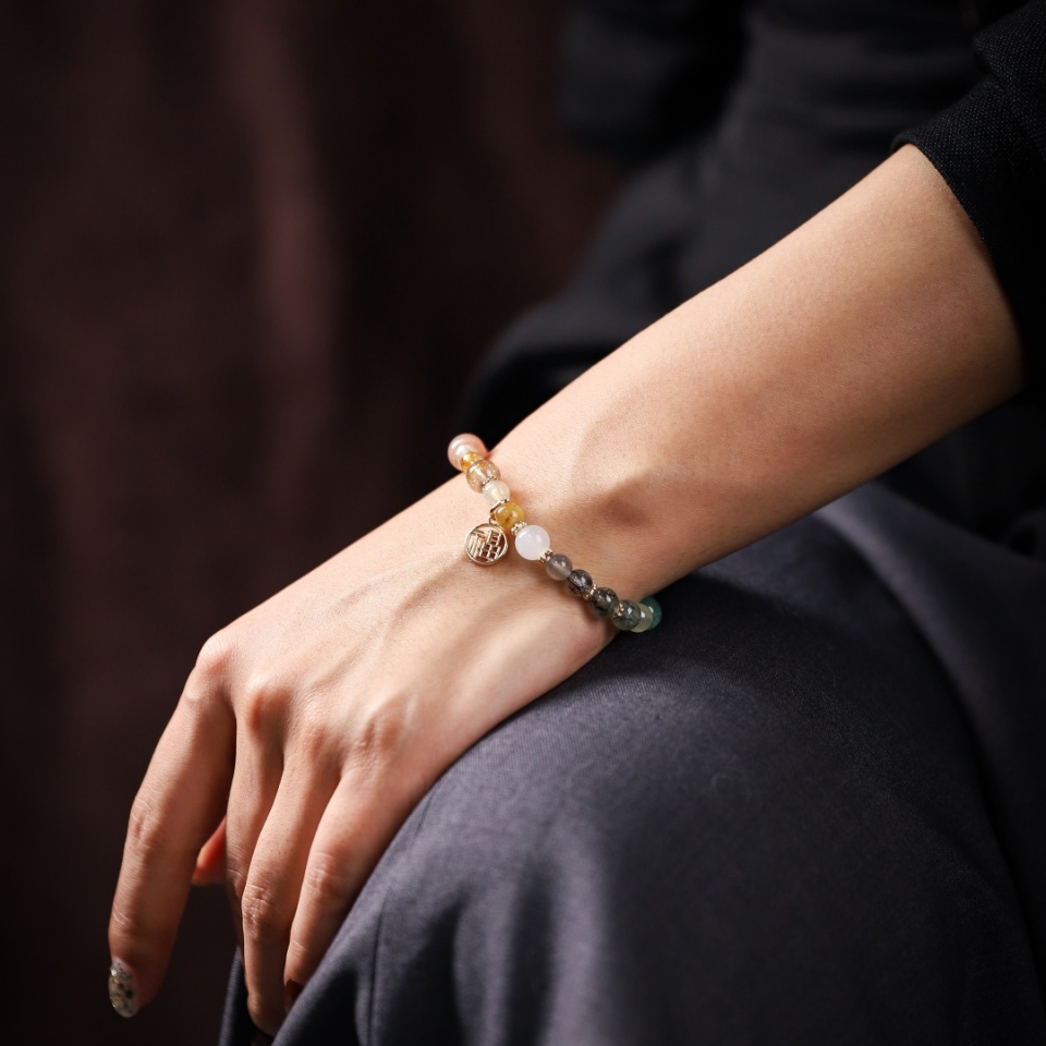 彩虹多福丨彩虹多宝 宝宝手链