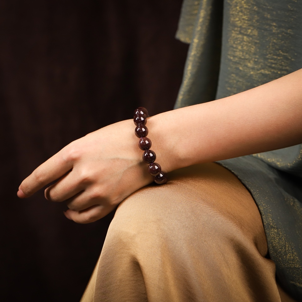 【爱】大红大紫丨六芒星紫牙乌 手串