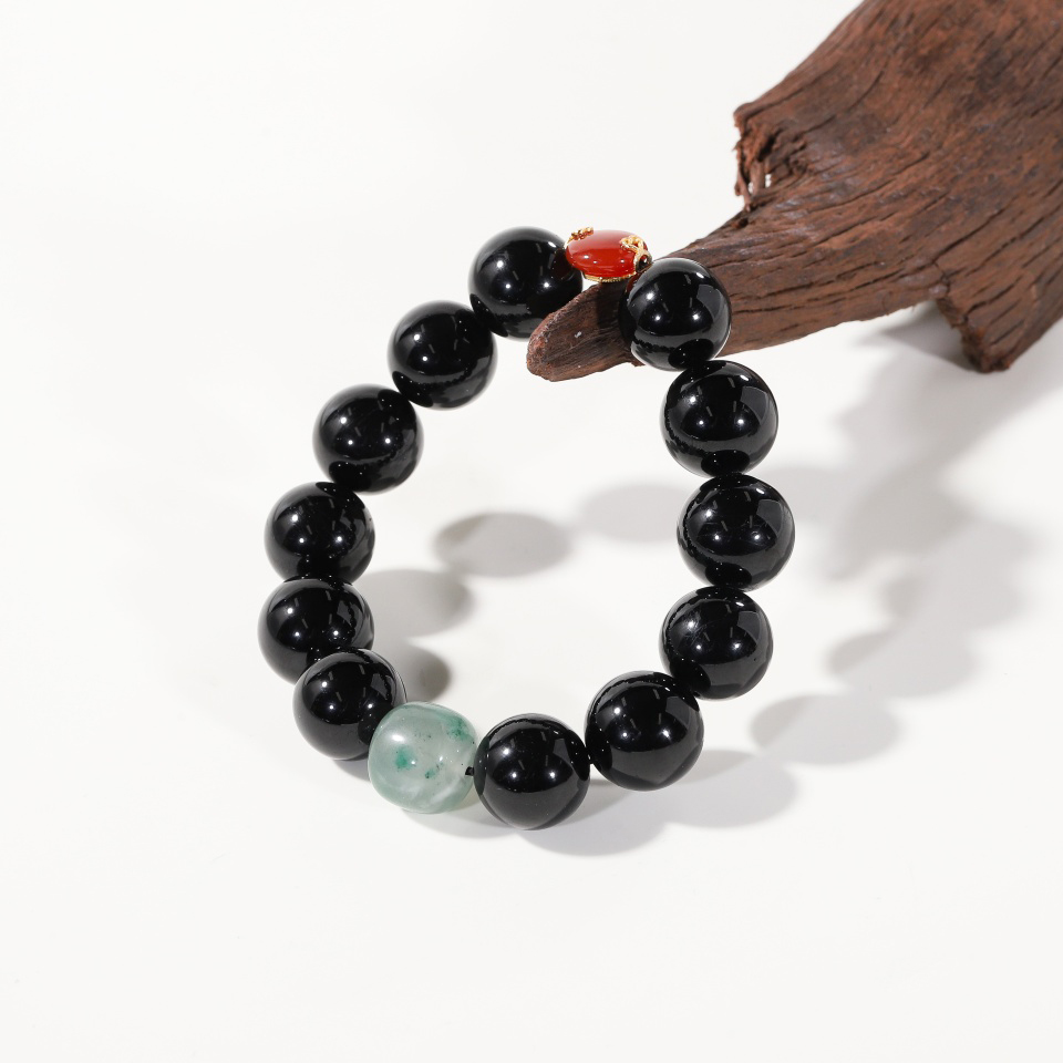 防护之盾丨黑碧玺设计款 手串