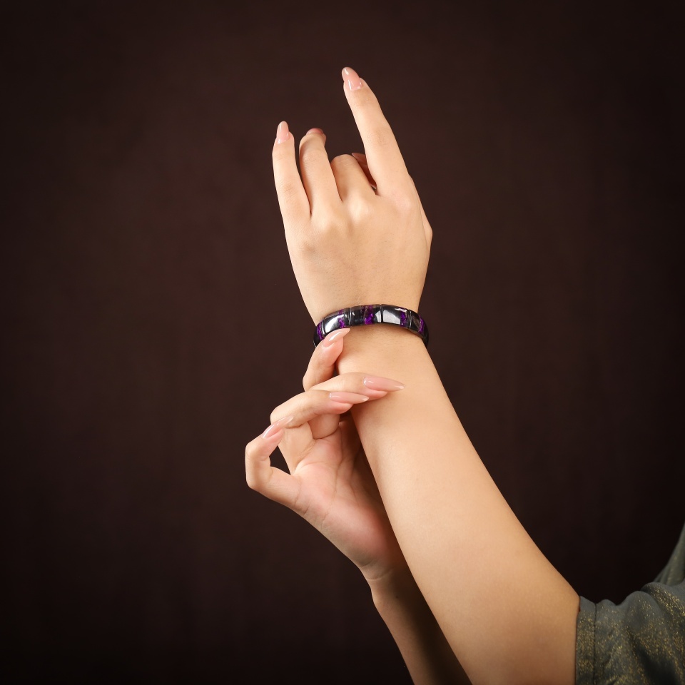 【愈】帝王紫丨丝绒料舒俱来手牌