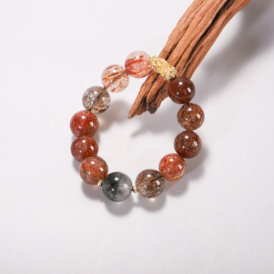 丰盈显化丨黑金超貔貅 手串